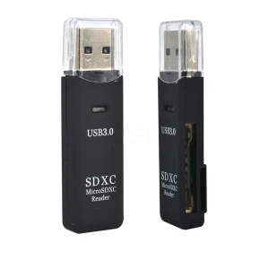USB 3.0 kortelių skaitytuvas SD, SDXC, MicroSD ir MicroSDXC