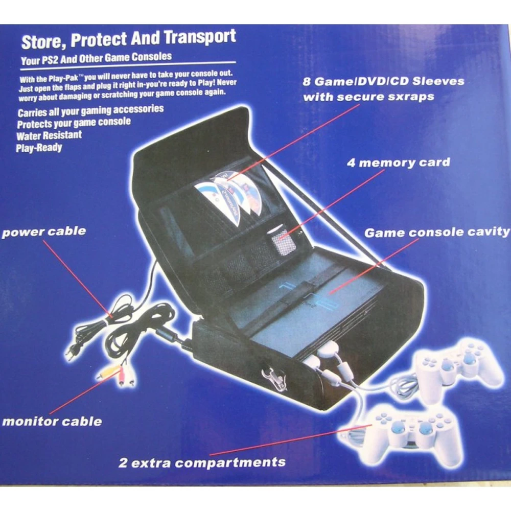 Playstation 2 transportavimo dėklas – vežkite konsolę saugiai