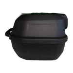 47L motociklo šalmo dėžė - universali nuimama dėžė su spyna ir atlošu