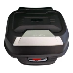 47L motociklo šalmo dėžė - universali nuimama dėžė su spyna ir atlošu