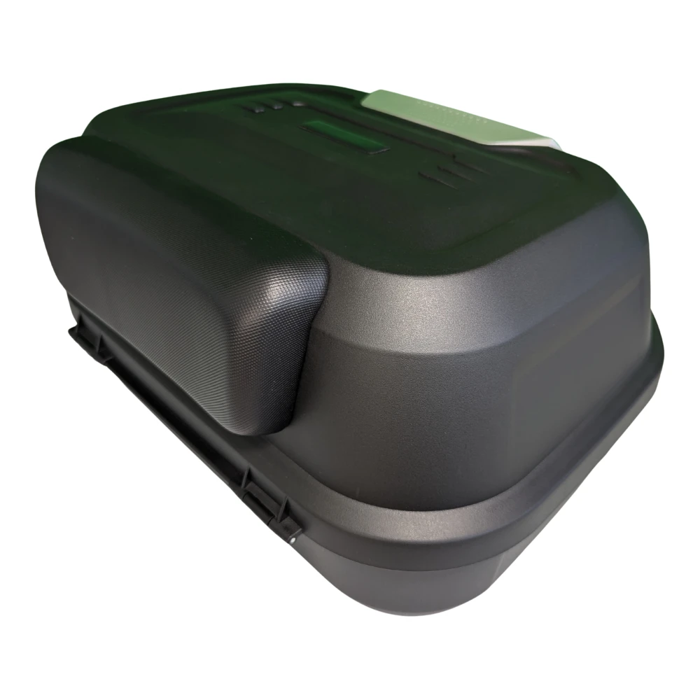 47L motociklo šalmo dėžė - universali nuimama dėžė su spyna ir atlošu