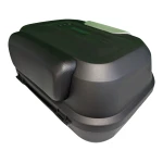 47L motociklo šalmo dėžė - universali nuimama dėžė su spyna ir atlošu