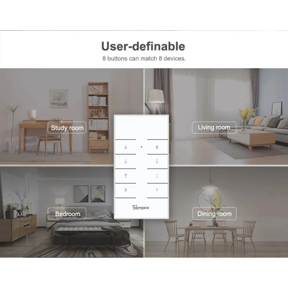 SONOFF RM433R2 nuotolinio valdymo pultas 433MHz įrenginiams