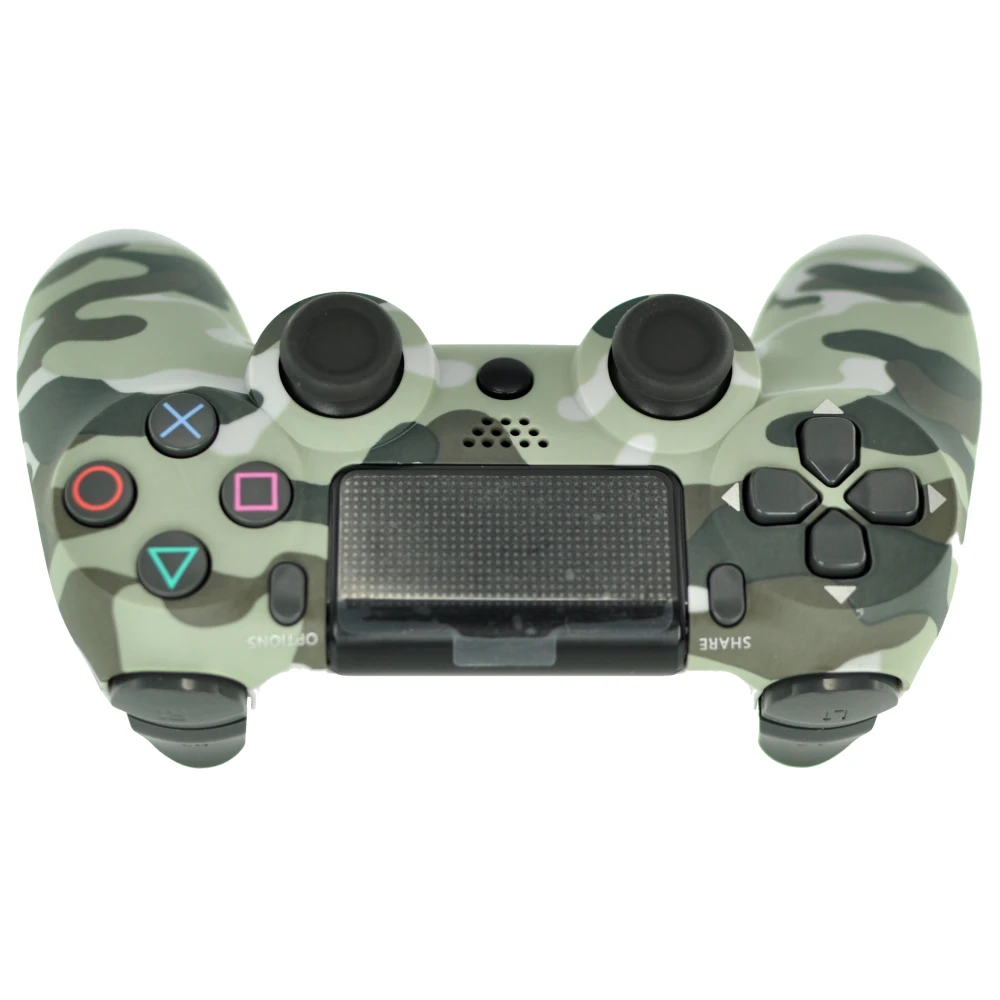 Mando compatible PS4 camuflaje inalámbrico DoubleShock 4 conexión auriculares