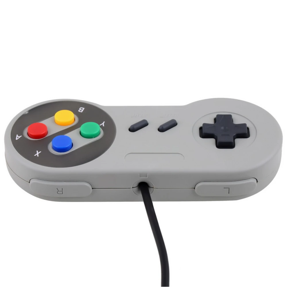 Controlador Super Nintendo USB para Windows y Mac en primer plano