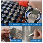 Sunkko 709AD+ taškinio suvirinimo aparatas 220V su lituokliu 18650 baterijoms