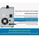 Sunkko 709AD+ taškinio suvirinimo aparatas 220V su lituokliu 18650 baterijoms