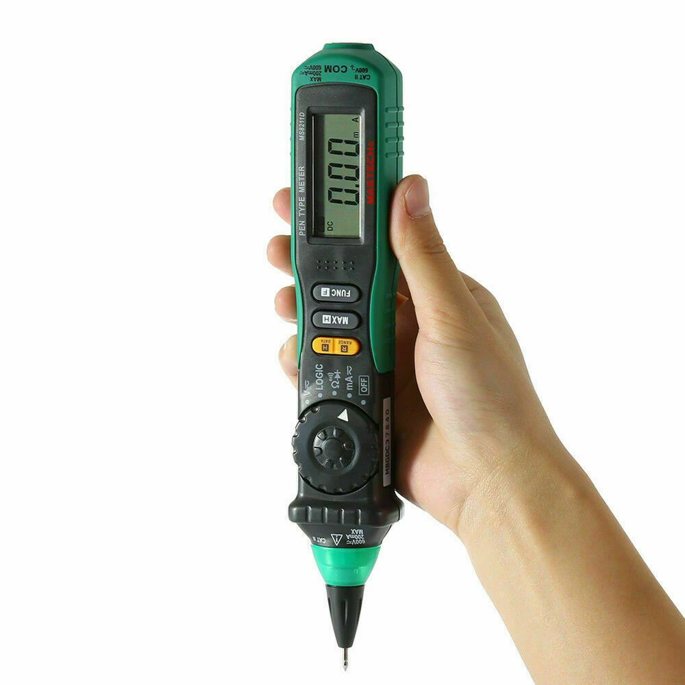 Funda de almacenamiento y pinza de cocodrilo para multímetro Mastech MS8211D