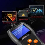 Konnwei KW600 12V akumuliatoriaus testeris automobiliui ir motociklui