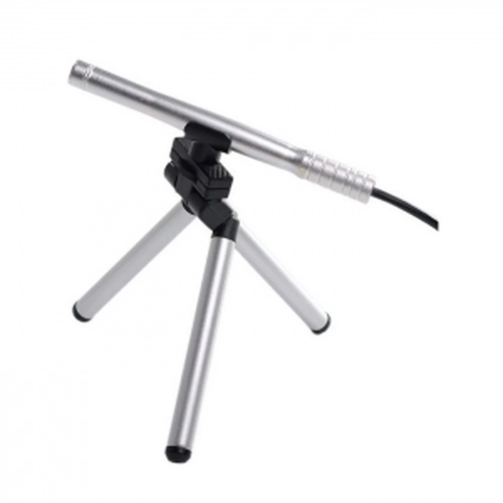 USB mikroskopas 200X HD 2 megapikselių su laikikliu elektronikai ir laboratorijai