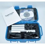 Supereyes B010 USB mikroskopas 2 MP HD 400X su stovu