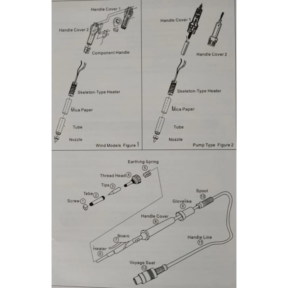 Mlink H7 3-in-1 litavimo stotelė su karštu oru ir DC maitinimo šaltiniu