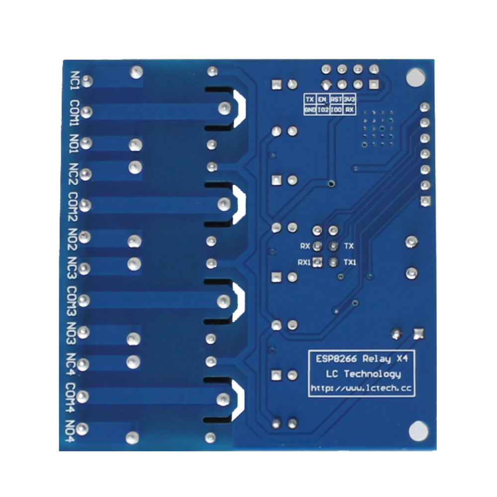 ESP8266 4 kanalų WiFi relės modulis nuotoliniam valdymui