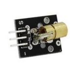 5V raudonas 650 nm 5mW 6mm lazerio modulis Arduino