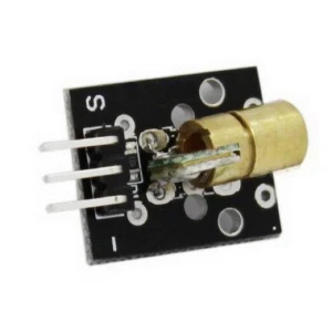 5V raudonas 650 nm 5mW 6mm lazerio modulis Arduino