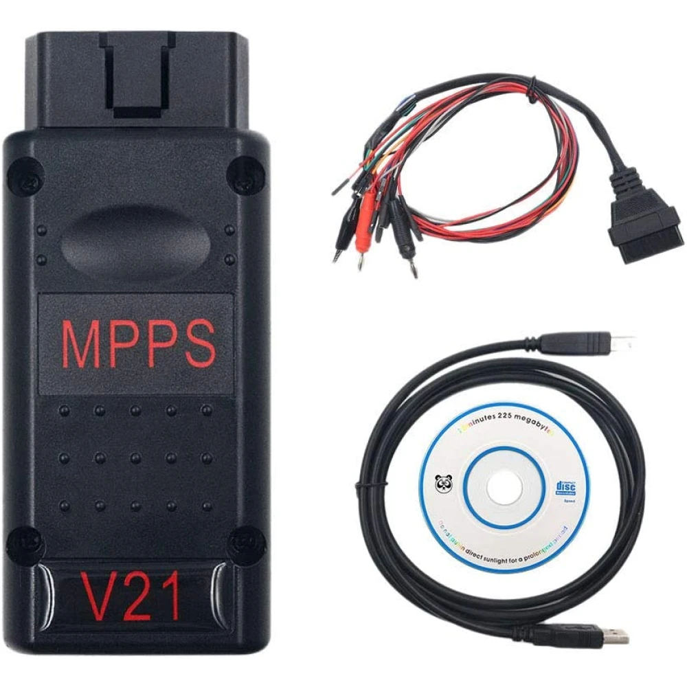 MPPS V21 ECU lustų programavimo įrankis Main + Tricore + Multiboot su kabeliu