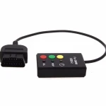 Vista lateral de la herramienta OBD2 SI Reset para BMW con LEDs indicadores