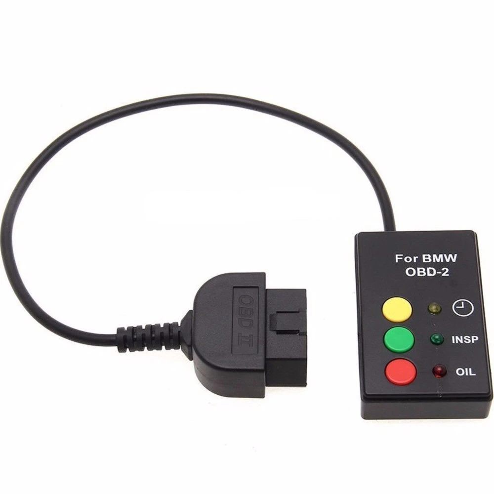 Herramienta de diagnóstico y reseteo para BMW E46 E39 X5 Z4 conectada al puerto OBD2