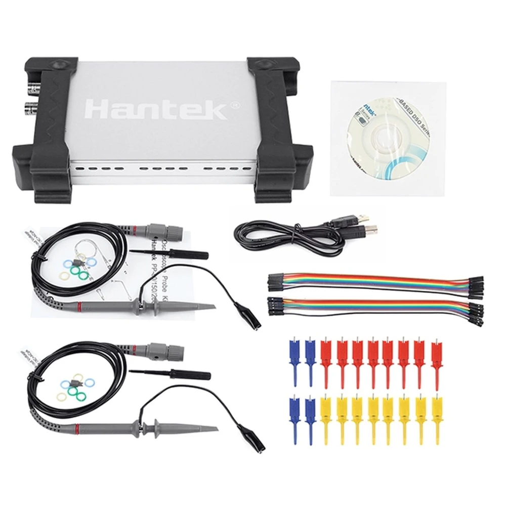 Hantek 6022BL USB skaitmeninis osciloskopas 16 kanalų 20 MHz PC