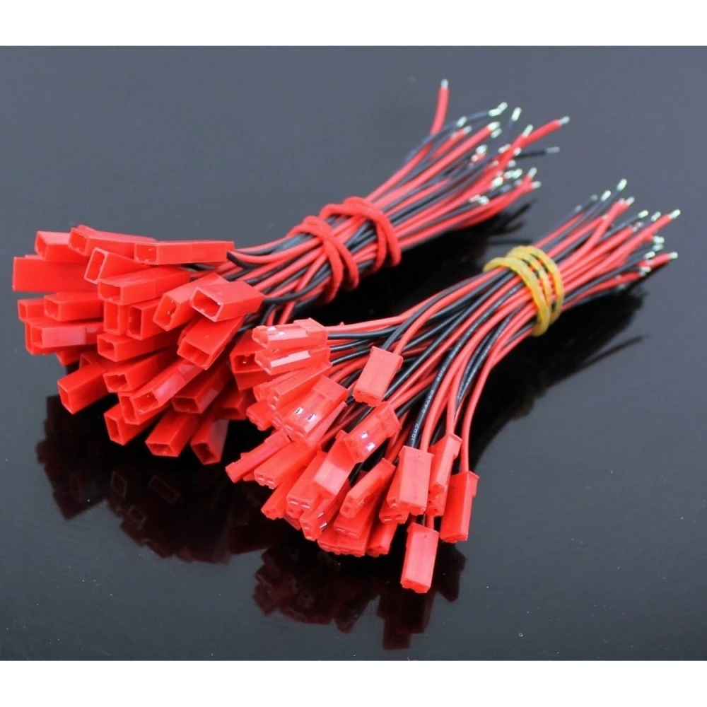 20 JST jungčių su laidu rinkinys (10 moteriškų + 10 vyriškų) dronams ir RC