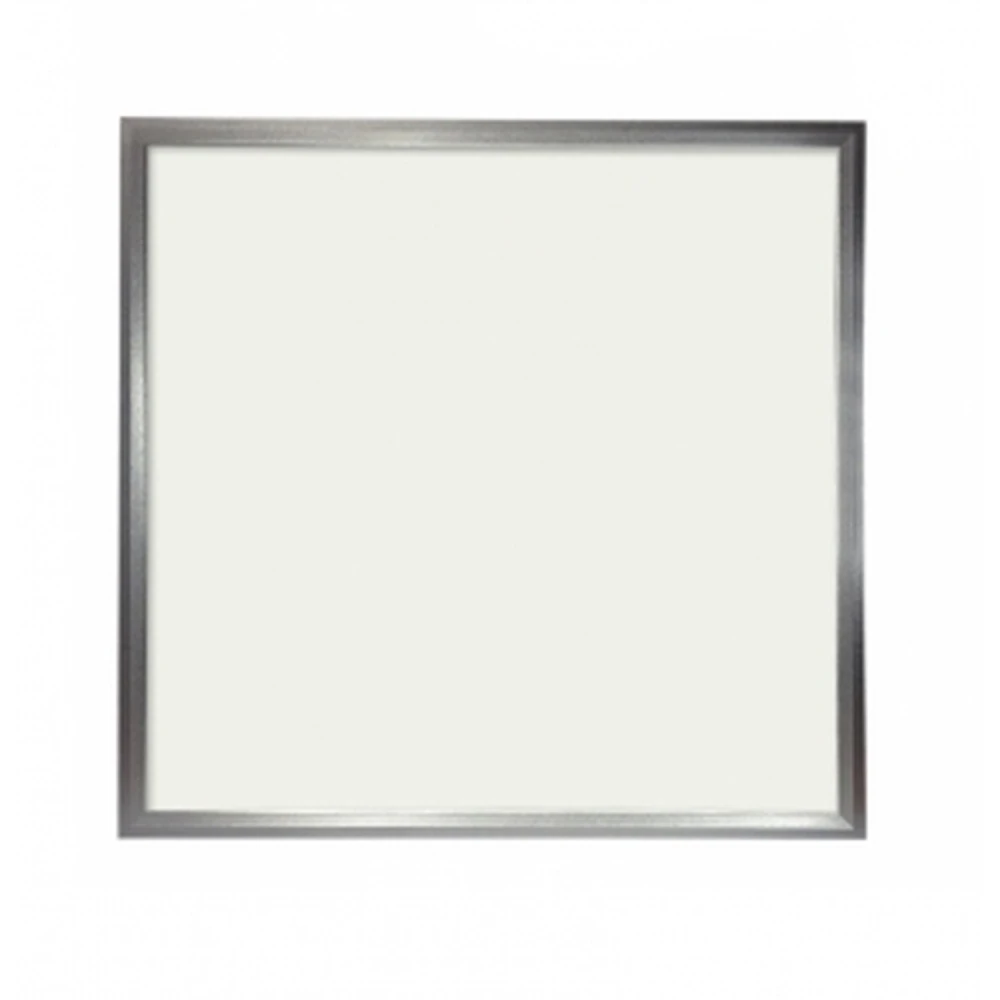 Slim LED panelė 60x60 cm 48W šalta balta 6000K su sidabriniu rėmu ir driveriu