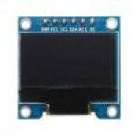 0,96 col. baltas SPI OLED ekranas 12864 LED Arduino satkit