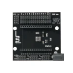Placa breakout NodeMCU V3 con agujeros de montaje visibles