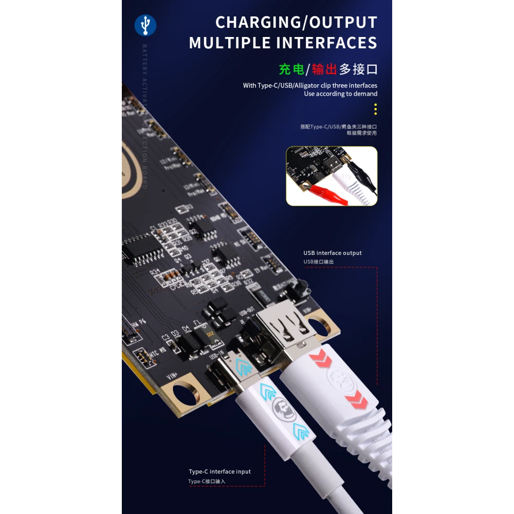 Mechanic BA27 baterijos aktyvavimo plokštė iPhone ir Android