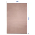 20x30cm vienpusė FR4 stiklo pluošto PCB varinė plokštė DIY