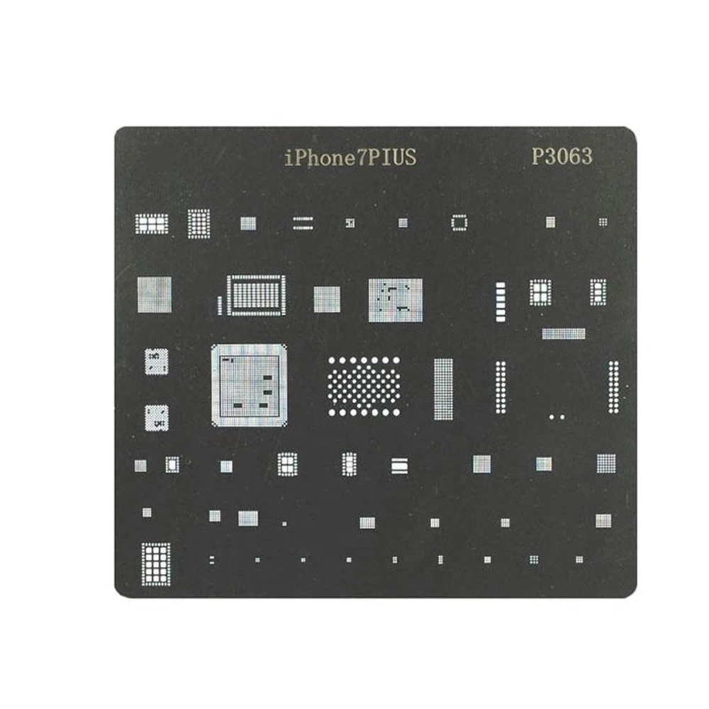 iPhone 7plus IC stencil plokštė – BGA remontui ir litavimui