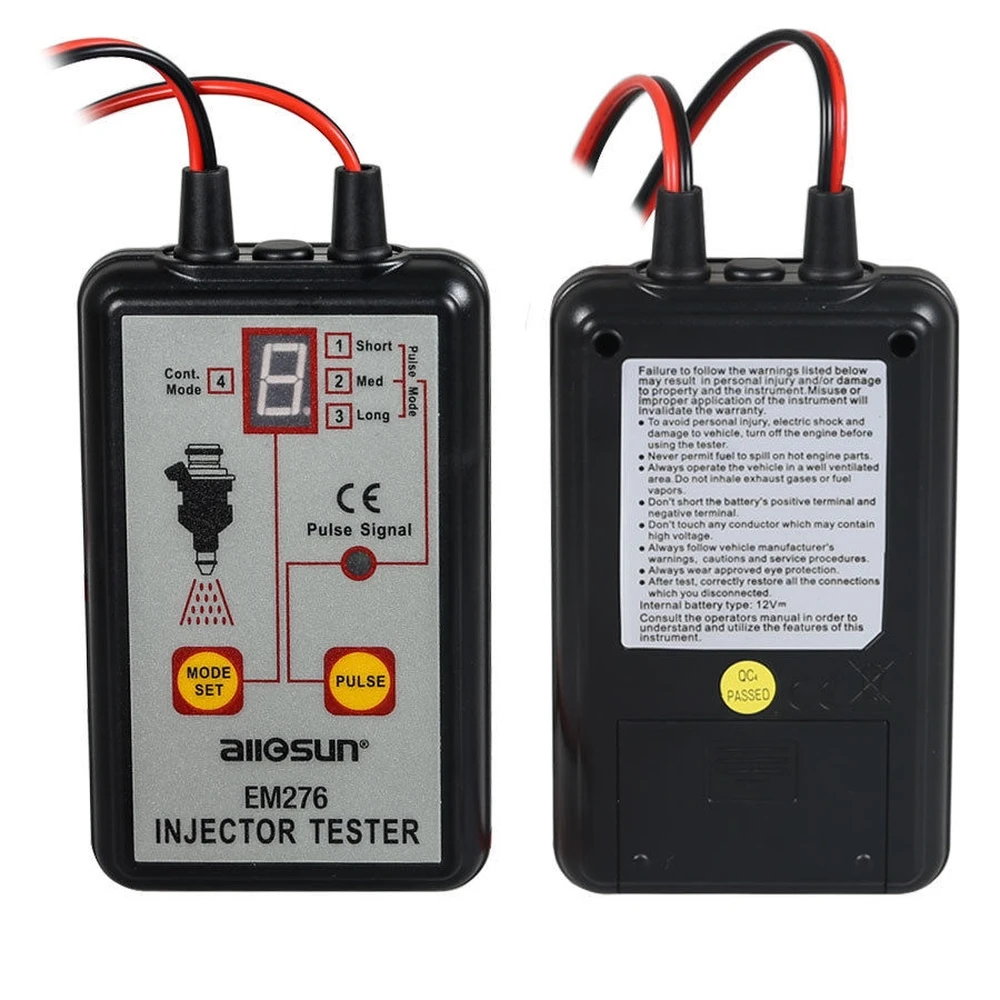 Herramienta de escaneo para inyectores Allsun EM276 con cables conectados