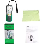 Probador DUOYI DY23 mostrando diferentes niveles de humedad en líquido de frenos