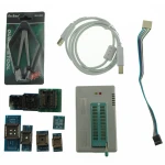 Universalus USB programuotojas Minipro TL866A su ICSP ir 5 lizdais mikrovaldikliams