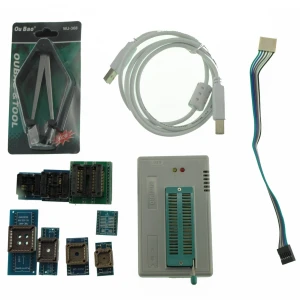 Universalus USB programuotojas Minipro TL866A su ICSP ir 5 lizdais mikrovaldikliams