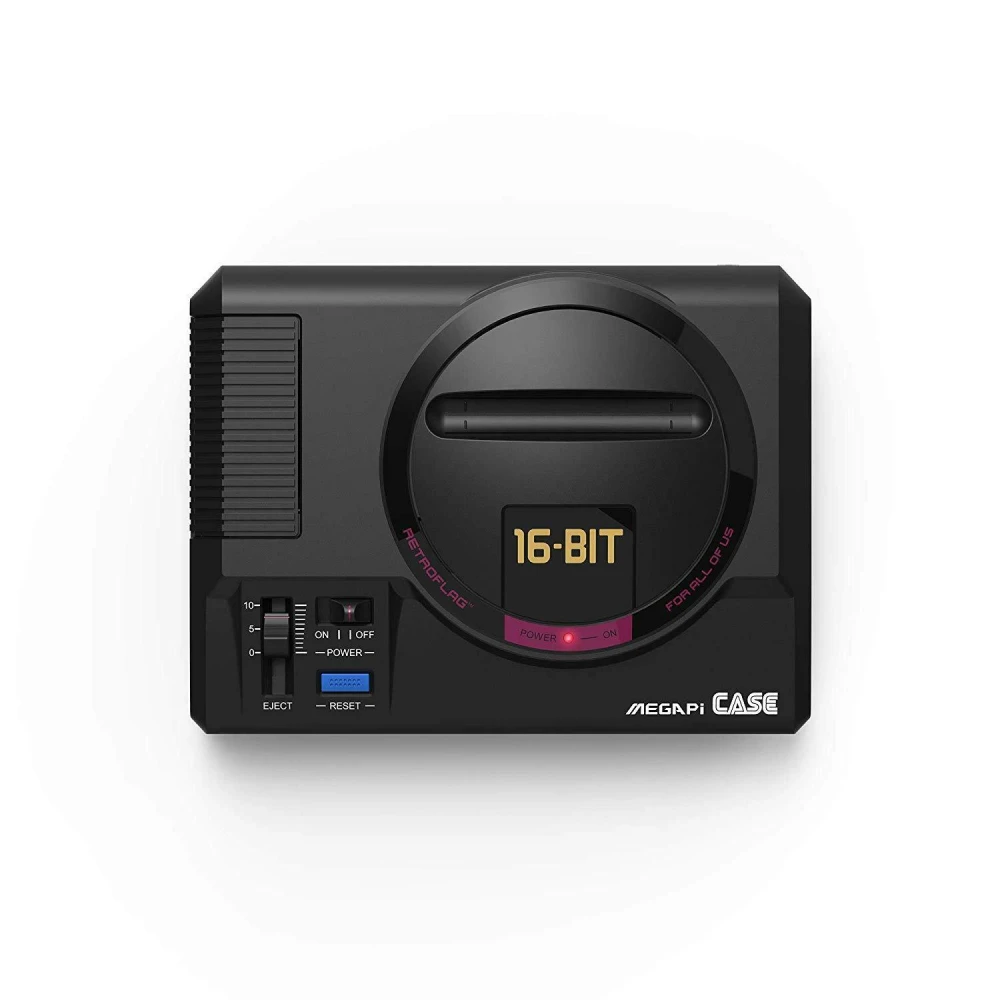 Retroflag MegaPi Raspberry Pi 2/3/B+ korpusas Mega Drive stiliaus