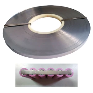 Sunkko Plieninė juosta ritinyje 0,1mmx5mm 1kg 18650 baterijoms