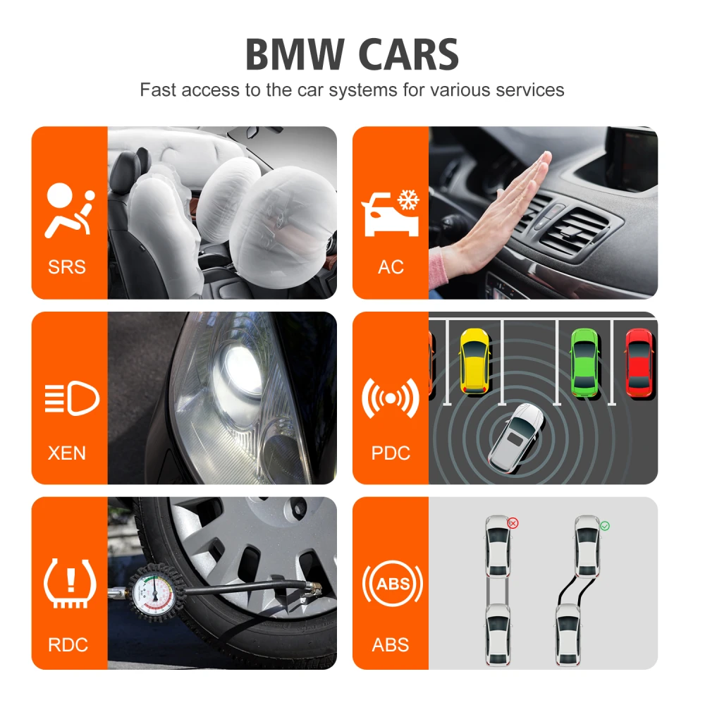 BMW diagnostikos skeneris Konnwei KW480 - OBD2 įrankis