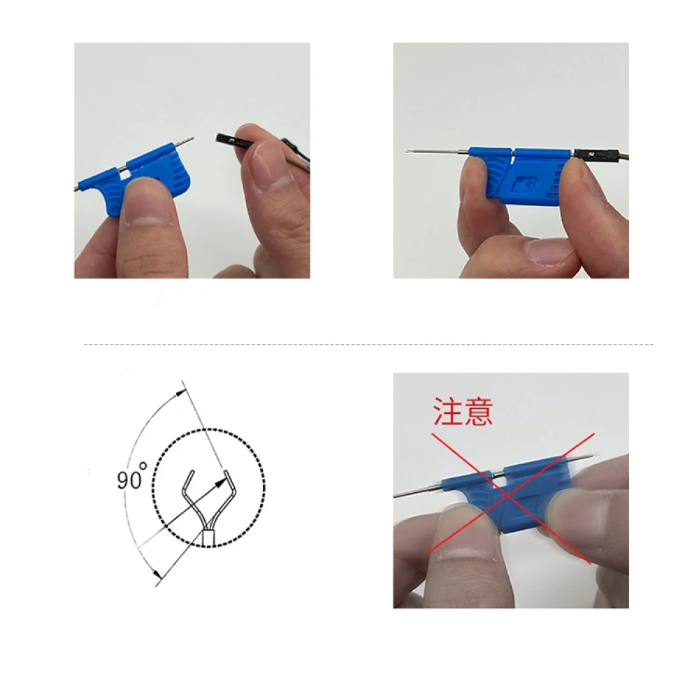 SDK08 mikroschemos bandymo gnybtai – 10 vnt. pakuotė