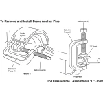 10 dalių šarnyrų ir silentblokų nuėmimo rinkinys 4x4 visureigiams