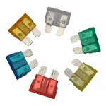 Automobilio ir motociklo saugiklių rinkinys 120 vnt 5A 10A 15A 20A 25A 30A TSX TOOL