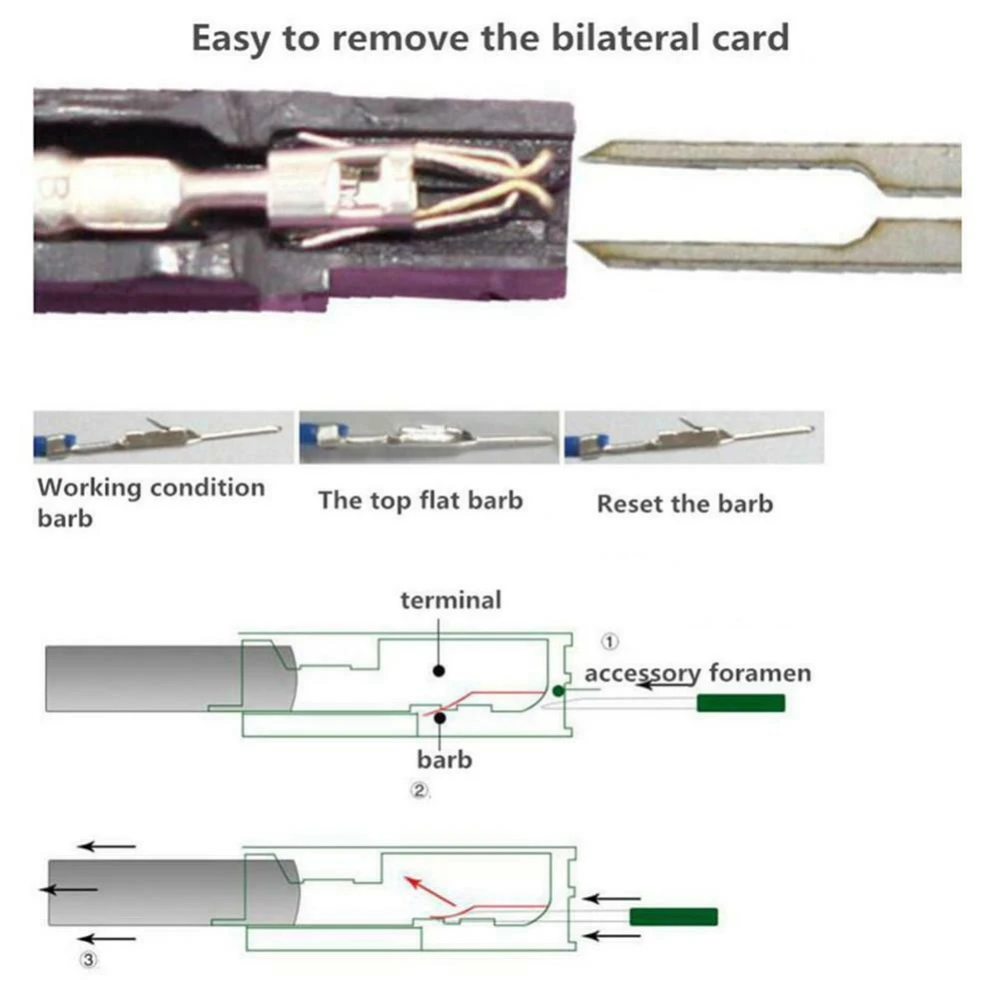 29 dalių automobilių gnybtų išėmimo raktų rinkinys TSX TOOL