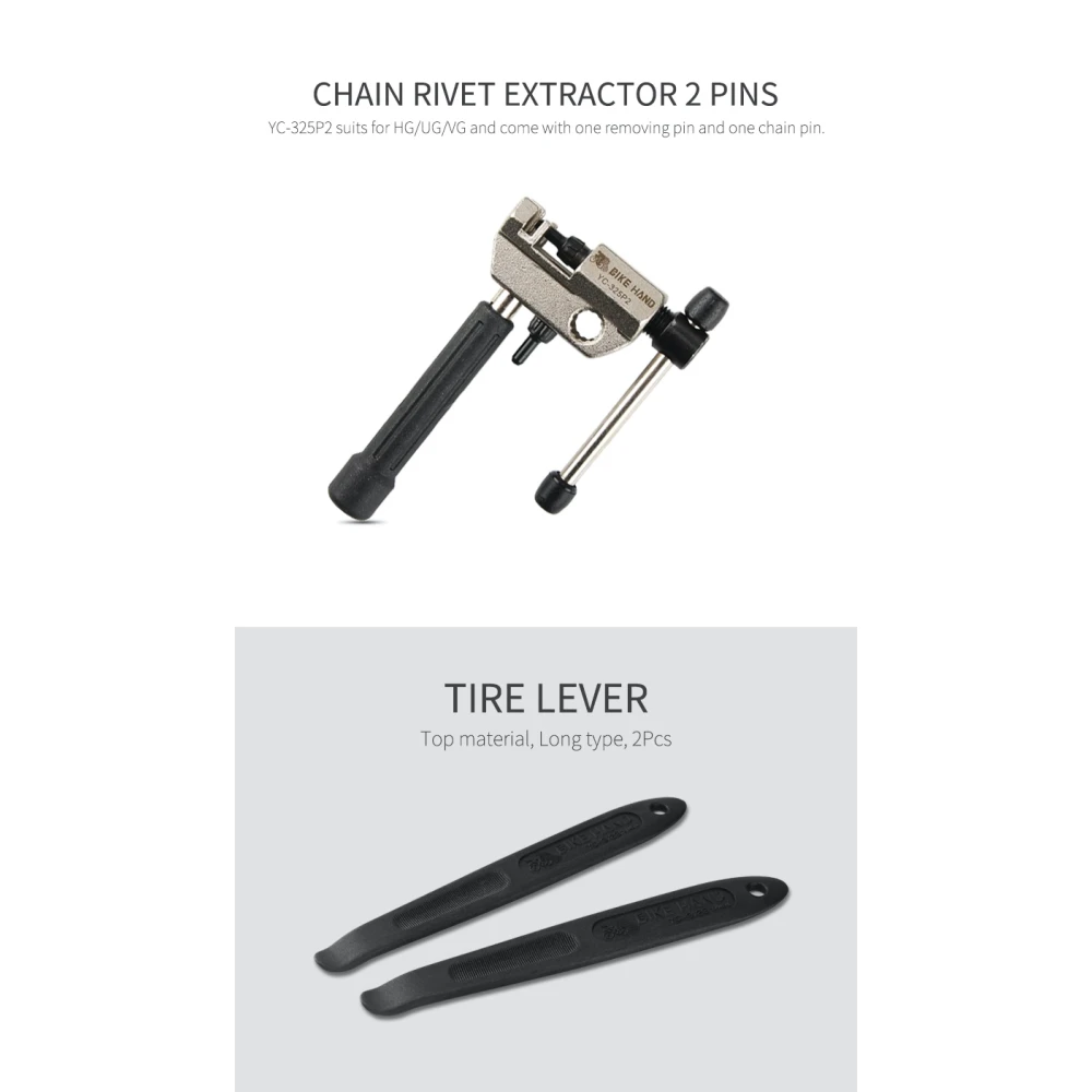 Bikehand 18 in 1 dviračio įrankių rinkinys