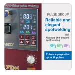 Taškinis suvirintuvas Sunkko 737DH 18650 14500 21700 baterijoms