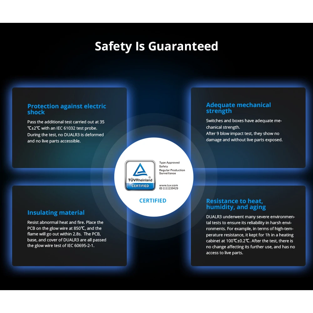 SONOFF DUAL R3 išmanus dvigubas jungiklis su galios matavimu