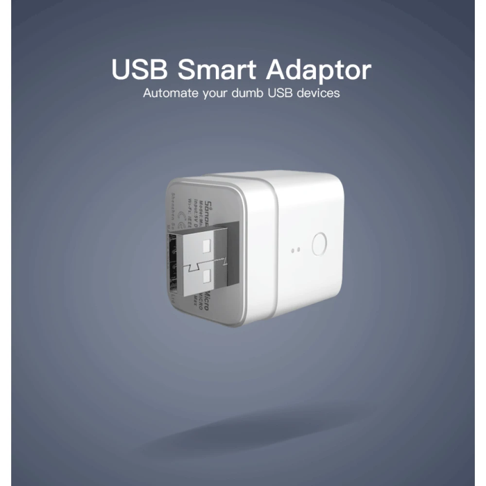 SONOFF Micro išmanus USB WiFi adapteris nuotoliniam valdymui