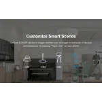 Detalle del Sonoff Mini Wifi Smart Switch y sus conexiones eléctricas