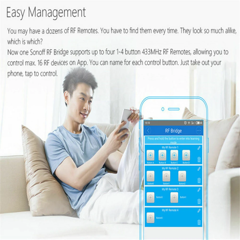 SONOFF PIR2 infraraudonųjų spindulių jutiklis namų saugumui