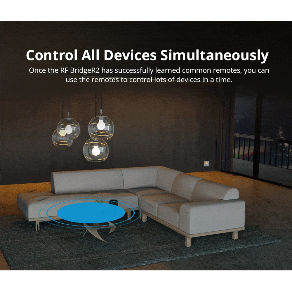 Sonoff RF Bridge R2 433MHz WiFi – RF ir WiFi tiltas