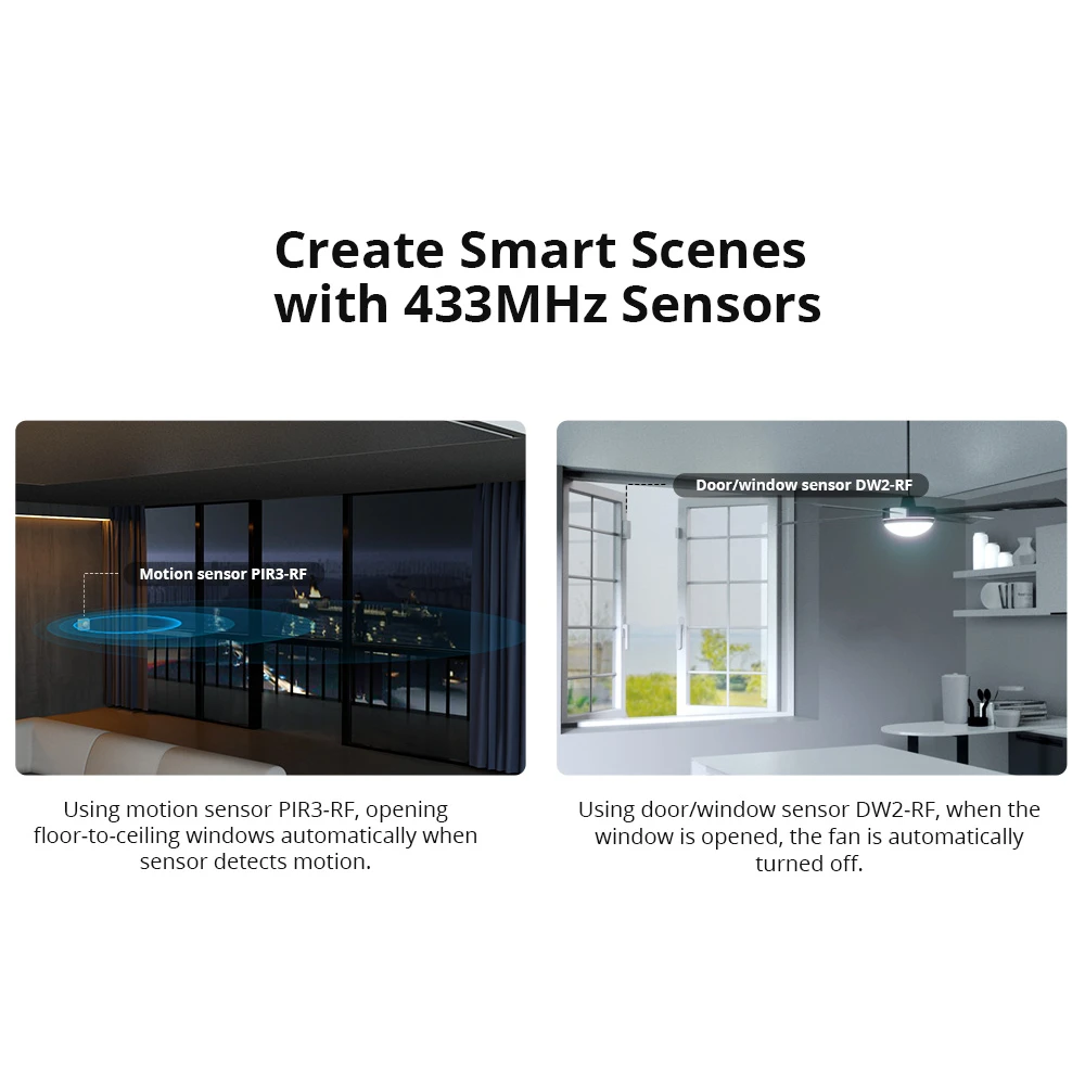 Sonoff RF Bridge R2 433MHz WiFi – RF ir WiFi tiltas