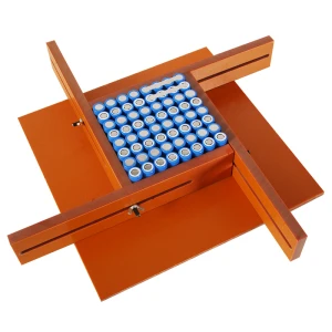 satkit Reguliuojamas 18650 laikiklis 6x16 baterijų paketams